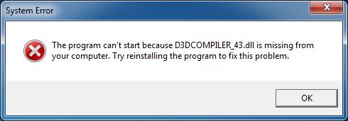 Fix d3dcompiler_43.dll related errors in Windows 7, 8, 10 or 11