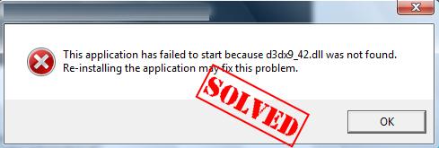 Fix d3dx9_42.dll related errors in Windows 7, 8 or 10