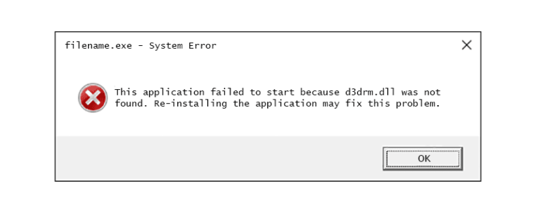 Fix d3drm.dll-related errors in Windows 7, 8, 10 or 11