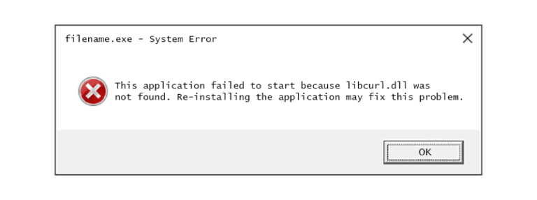 Fix libcurl.dll-related errors in Windows 7, 8, 10 or 11